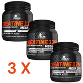 3x Olimp Creatine 1250 Mega Caps 400 Kapseln Kreatin Monohydrat Sparpaket NirooX