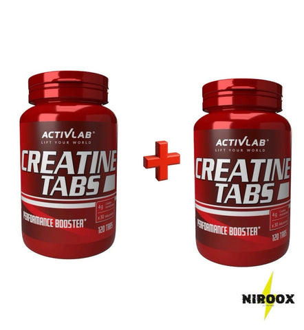2x Activlab Creatine Tabs 120 Tabletten 240 Tabs Doppelpack Kreatin Monohydrat NirooX