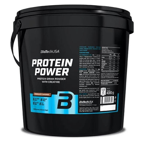 2x BioTech USA Protein Power 4000g | Soja - Isolat, Casein & Whey + Kreatin - NirooX NutritionNirooX Nutrition