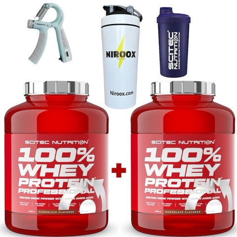 2x Scitec Nutrition 100% Whey Protein Professional 2350g | 4700g Gesamt - NirooX NutritionNirooX Nutrition