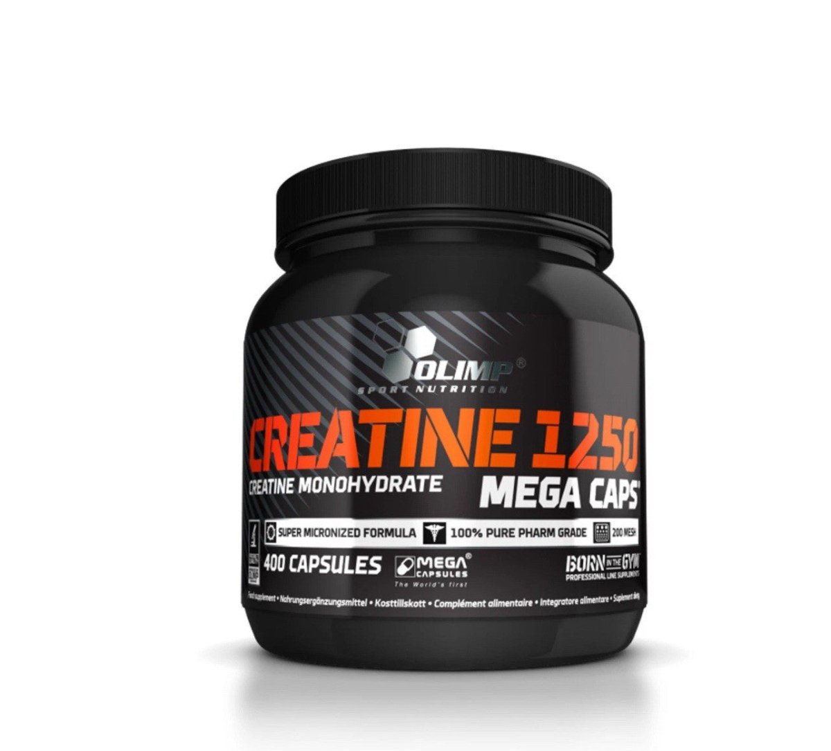 3x Olimp Creatine 1250 Mega Caps 400 Kapseln Kreatin Monohydrat Sparpaket NirooX