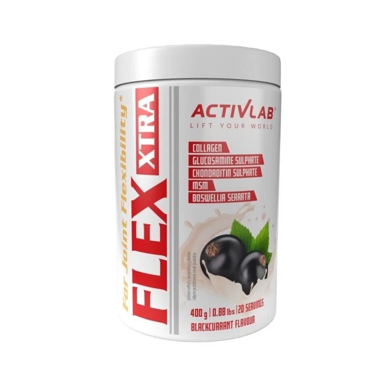 Activlab FLEX Xtra 400g Kollagen Glucosamin MSM Hyaluronsäure Vitamin C D3 - NirooX NutritionNirooX Nutrition