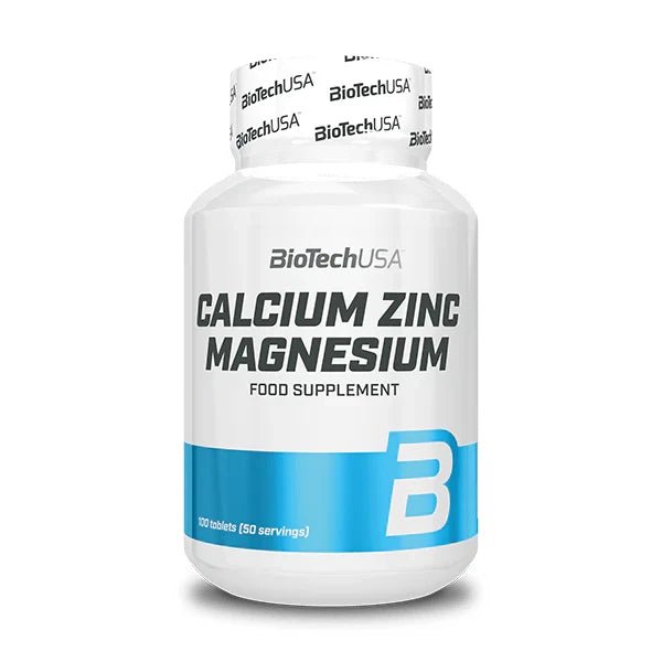 Biotech Calcium Zinc Magnesium - 100 Tabletten - 3 x 100 tab/ total 300 tab - NirooX NutritionBioTech USA