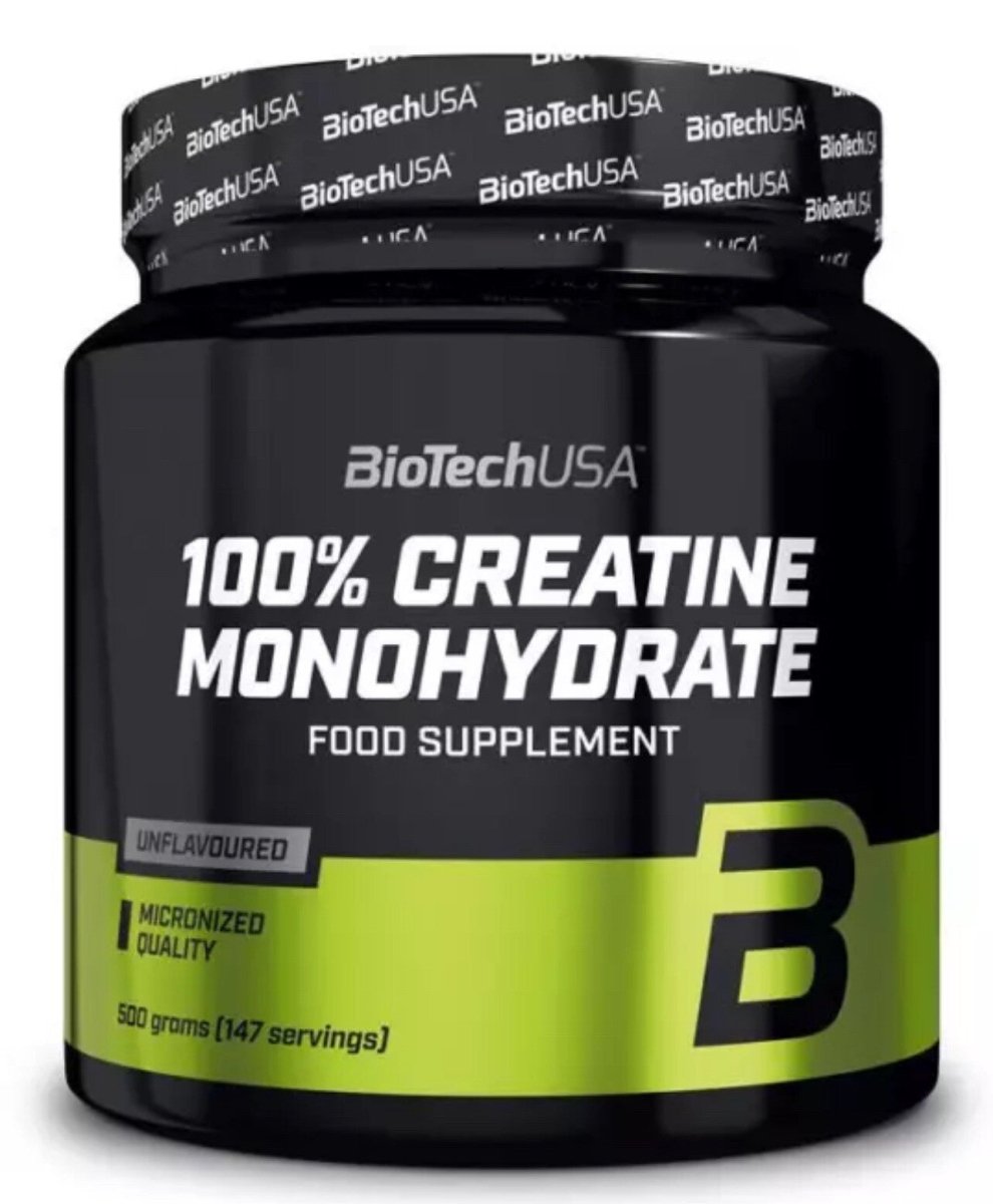 BioTech USA Kreatin Monohydrat 10x 500g 5kg Großpackung mikronisiert Muskelaufbau NirooX