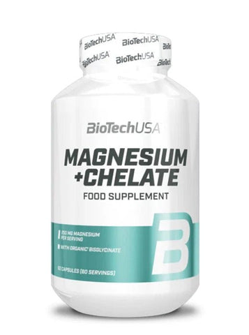 BioTech USA Magnesium + Chelate 3 x 60 Kapseln - Vitalstoff - Regeneration - NirooX NutritionNirooX Nutrition