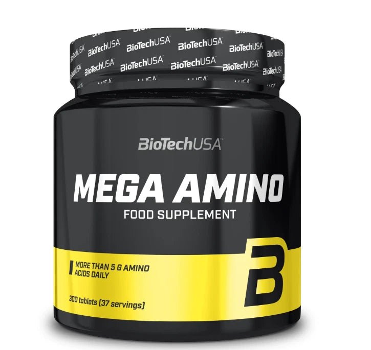 BiotechUSA Mega Amino 300 Tabletten Nahrungsergänz<wbr/>ungsmittel - 3 x 300 Tabletten - NirooX NutritionNirooX Nutrition