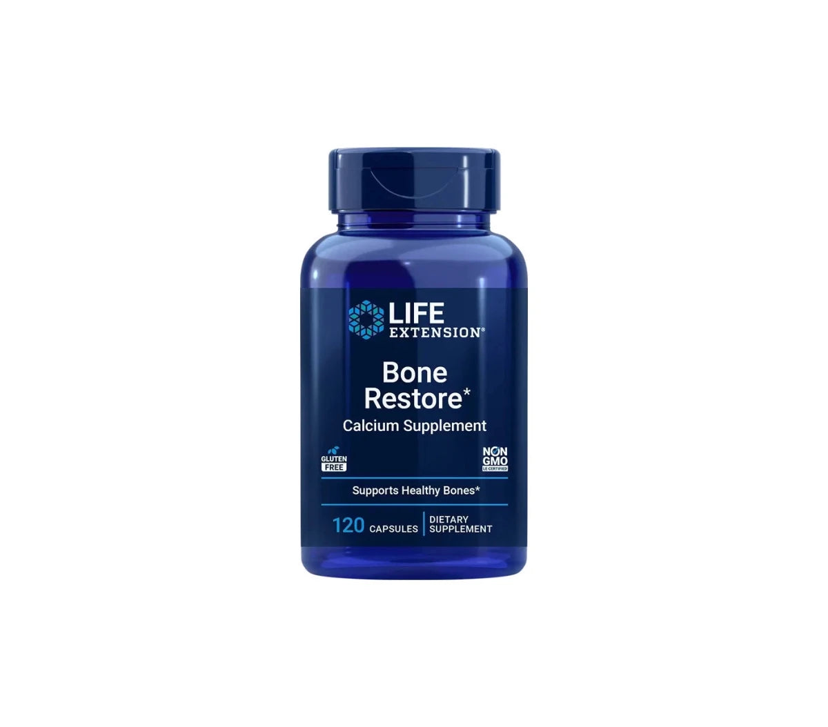LIFE EXTENSION BONE RESTORE Vitamin K2 Kalzium 120 Kapseln - NirooX NutritionNirooX Nutrition