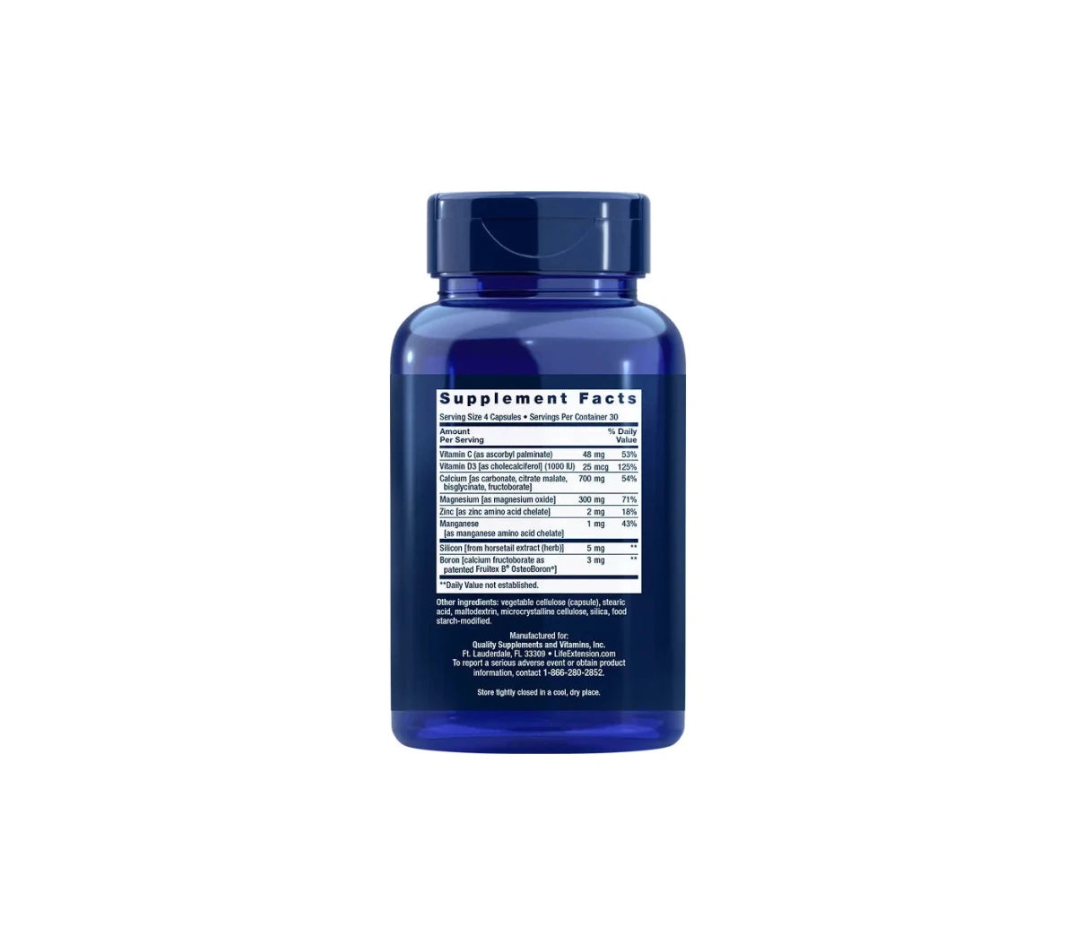 LIFE EXTENSION BONE RESTORE Vitamin K2 Kalzium 120 Kapseln - NirooX NutritionNirooX Nutrition