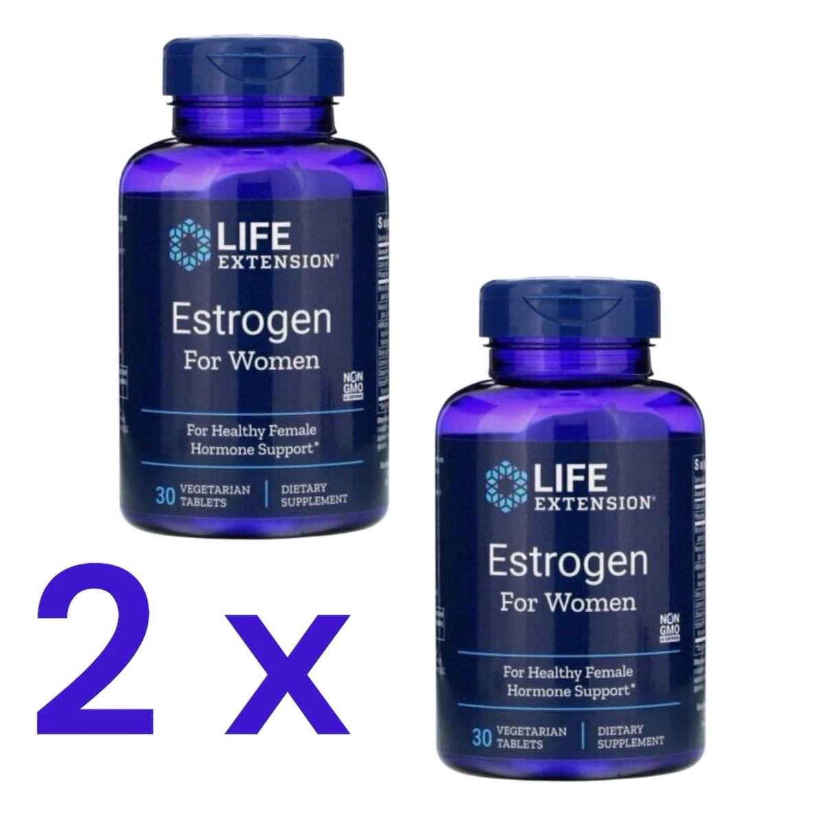 Life Extension Estrogen for Women – 2x 30 Tabletten | Wechseljahre Support - NirooX NutritionNirooX Nutrition