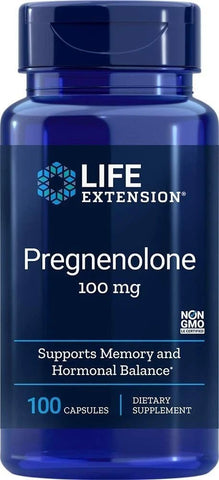 Life Extension Pregnenolone 100mg 2x100 Kapseln | 200 Kapseln - NirooX NutritionNirooX Nutrition