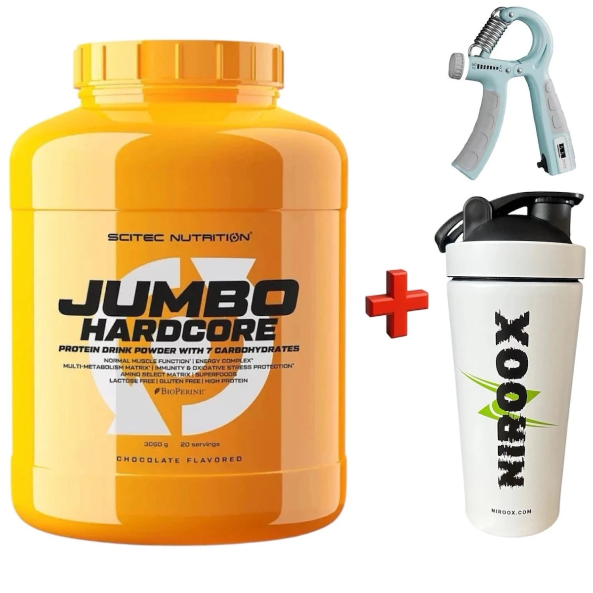 Scitec Nutrition Jumbo Hardcore 3060 g Weight Gainer + Bonus - NirooX NutritionNirooX Nutrition