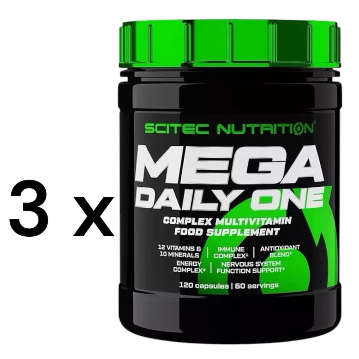 Scitec Nutrition Mega Daily One Plus 3 x 120 Kapseln Vitamine/ 360 Caps. - NirooX NutritionNirooX Nutrition