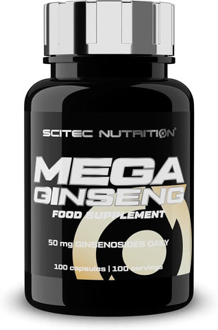 Scitec Nutrition Mega Ginseng 100 Kapseln 60mg Ginsenoside / 3 x 100 Kaps. - NirooX NutritionScitec Nutrition